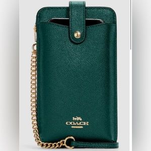 coach C6884 North south mobile phone crossbody